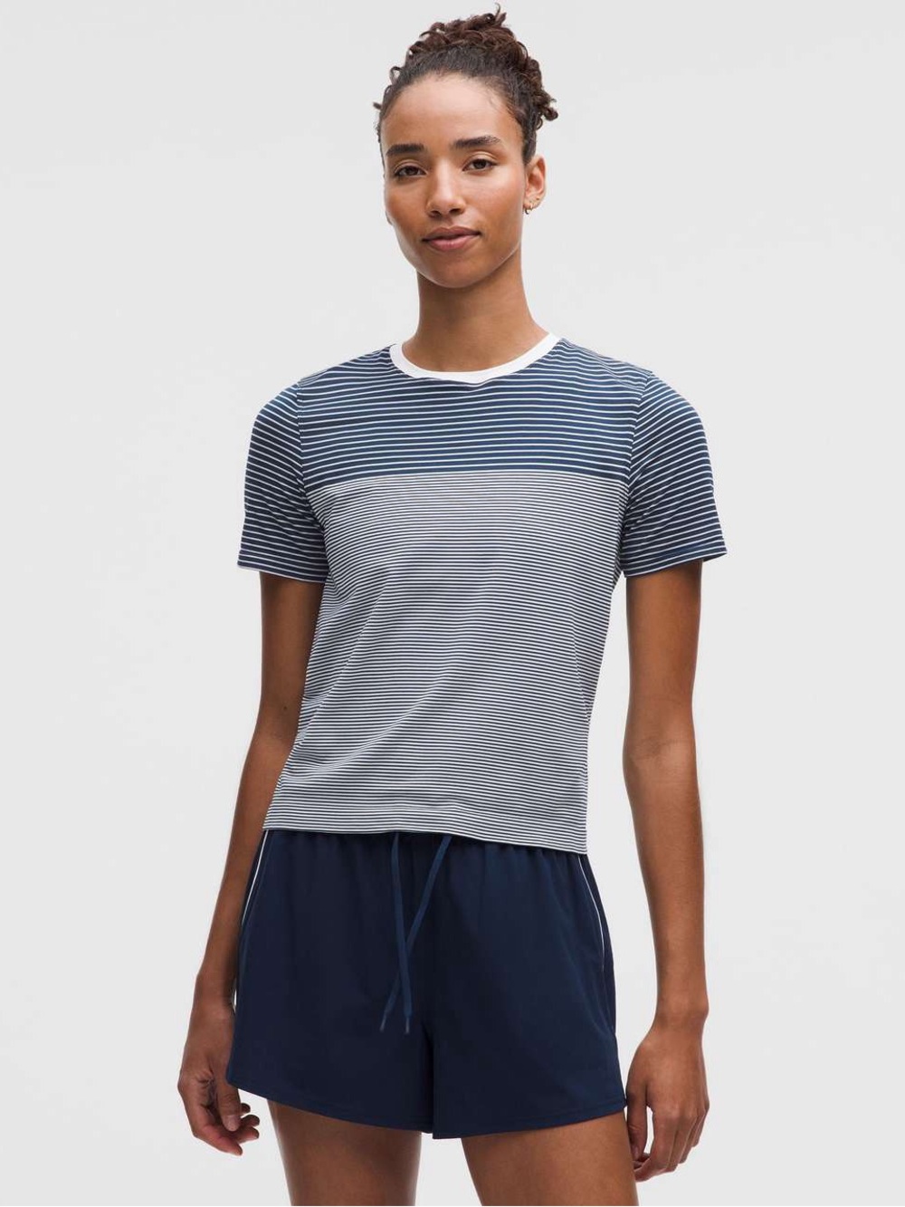 Lululemon Seamless Classic-Fit Mariner Stripe T-Shirt